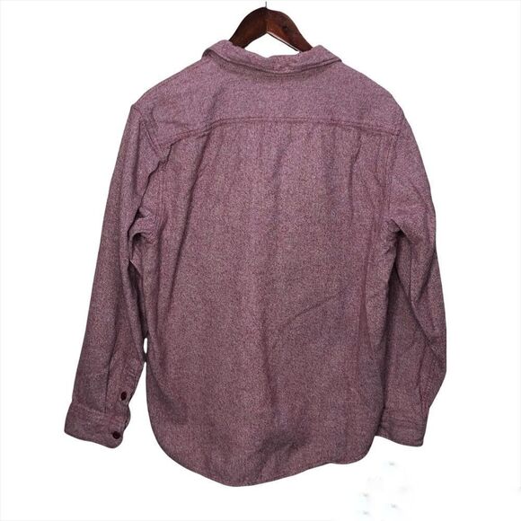 Old Navy Reddish Button Down Shacket 100% Cotton Size XL - Picture 5 of 7